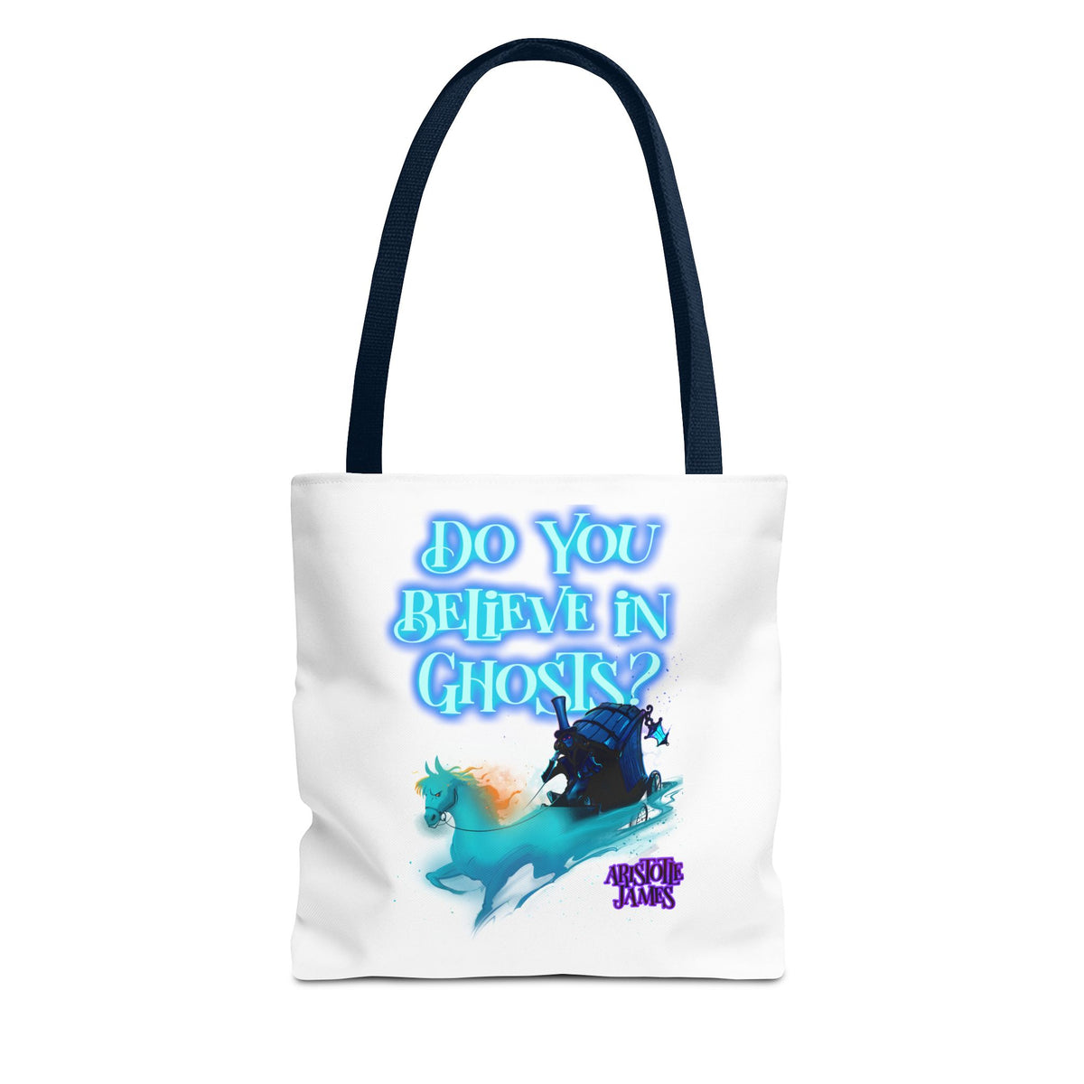 Do You Believe in Ghosts? Tote Bag, Spooky Fantasy Ghost Tote