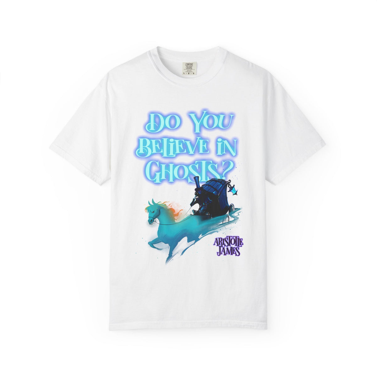 Do You Believe in Ghosts? Phantom Funeral Coach Graphic T-Shirt