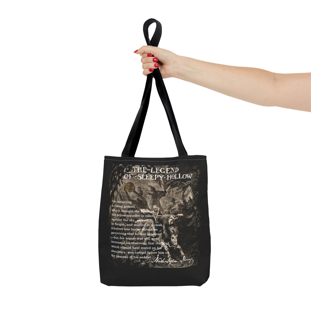 Sleepy Hollow Gothic Tote Bag, Vintage Legend of Sleepy Hollow Art Tote