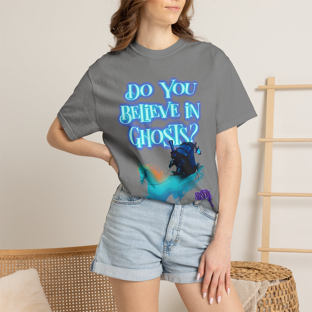 Do You Believe in Ghosts? Phantom Funeral Coach Graphic T-Shirt