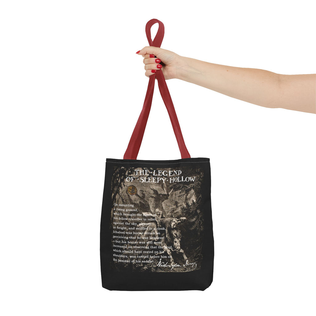 Sleepy Hollow Gothic Tote Bag, Vintage Legend of Sleepy Hollow Art Tote