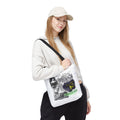 Frankenstein Collage Tote Bag, Mary Shelley Literary Gothic Tote