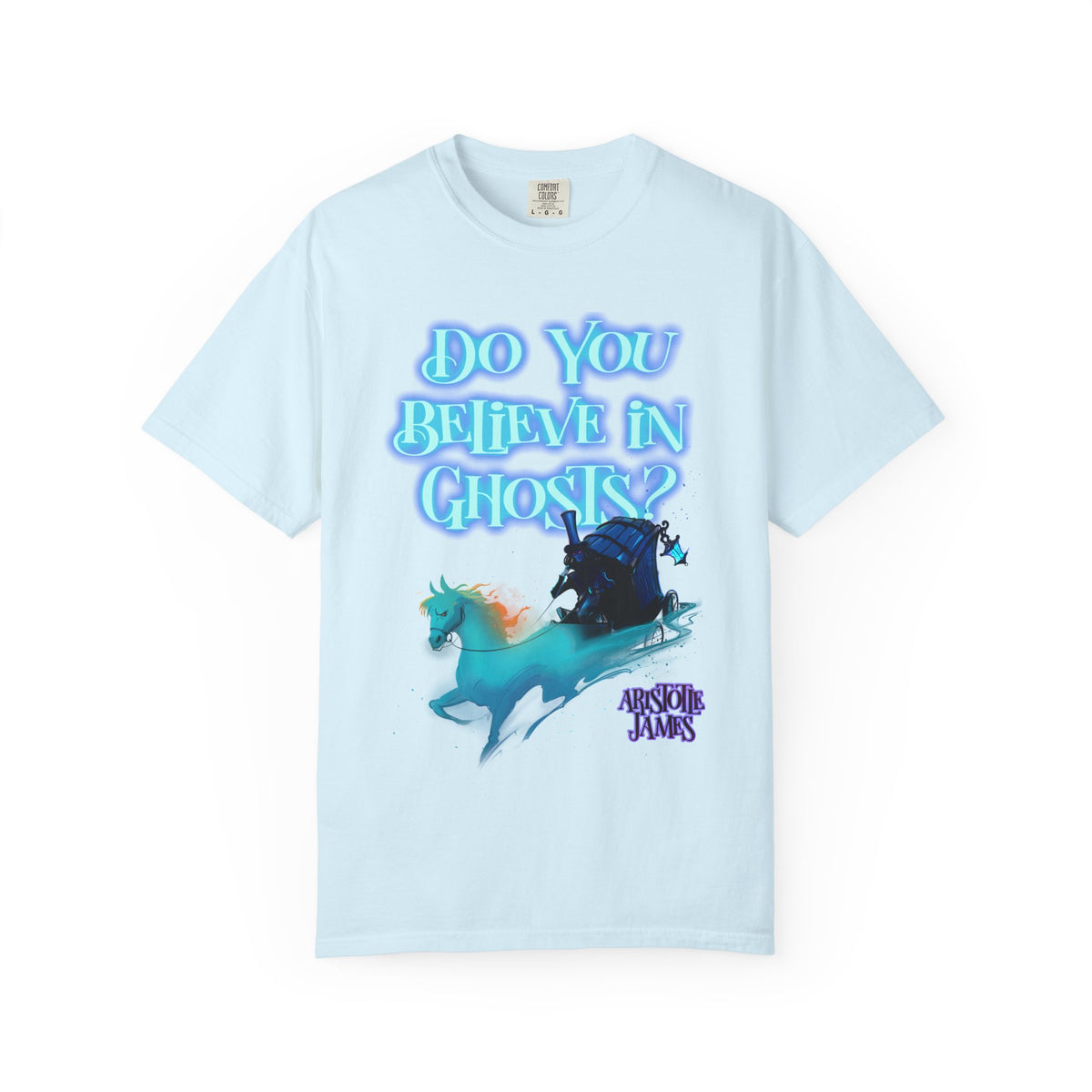 Do You Believe in Ghosts? Phantom Funeral Coach Graphic T-Shirt