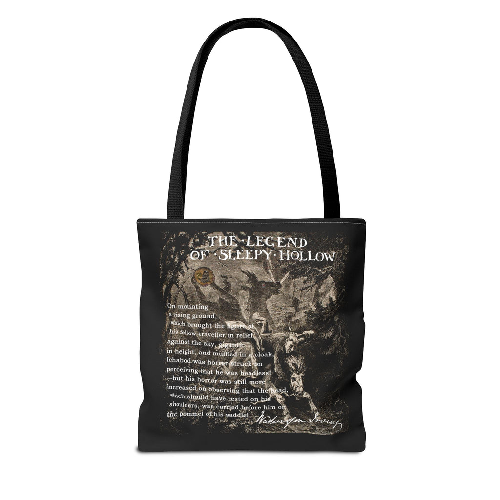 Sleepy Hollow Gothic Tote Bag, Vintage Legend of Sleepy Hollow Art Tote
