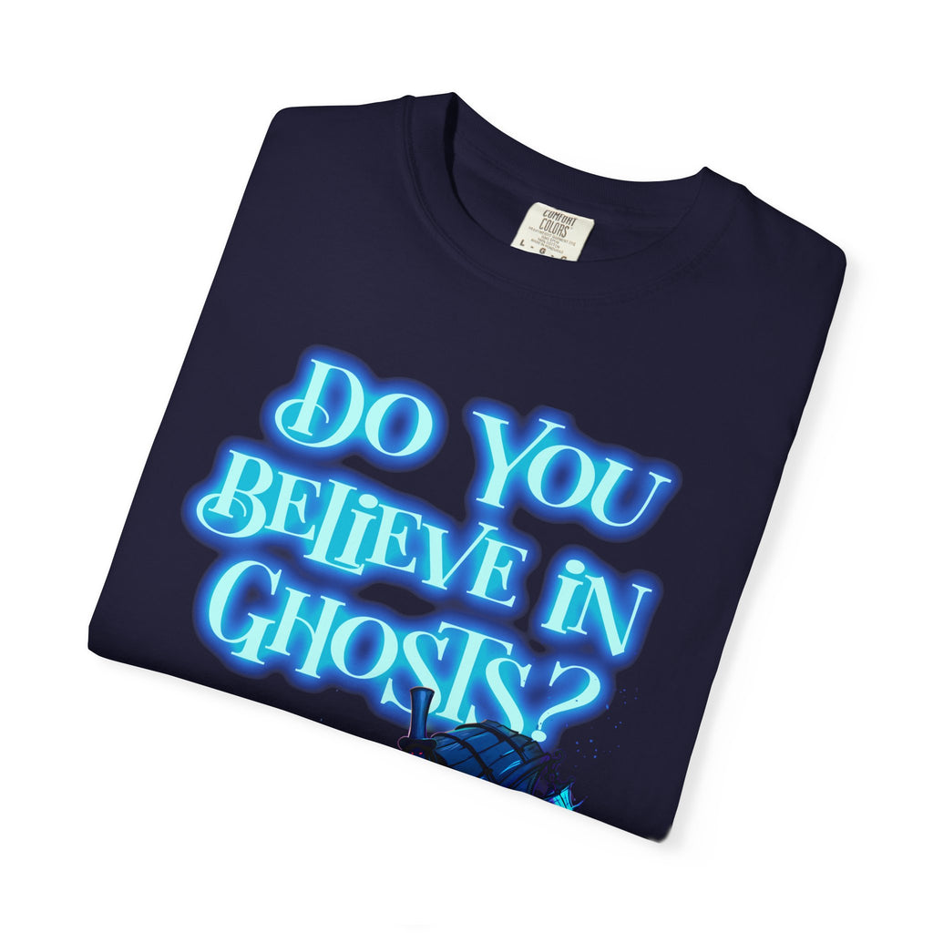 Do You Believe in Ghosts? Phantom Funeral Coach Graphic T-Shirt