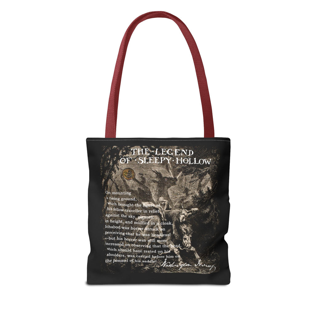 Sleepy Hollow Gothic Tote Bag, Vintage Legend of Sleepy Hollow Art Tote