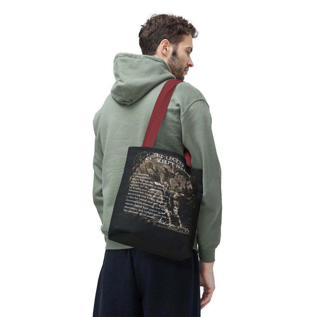 Sleepy Hollow Gothic Tote Bag, Vintage Legend of Sleepy Hollow Art Tote