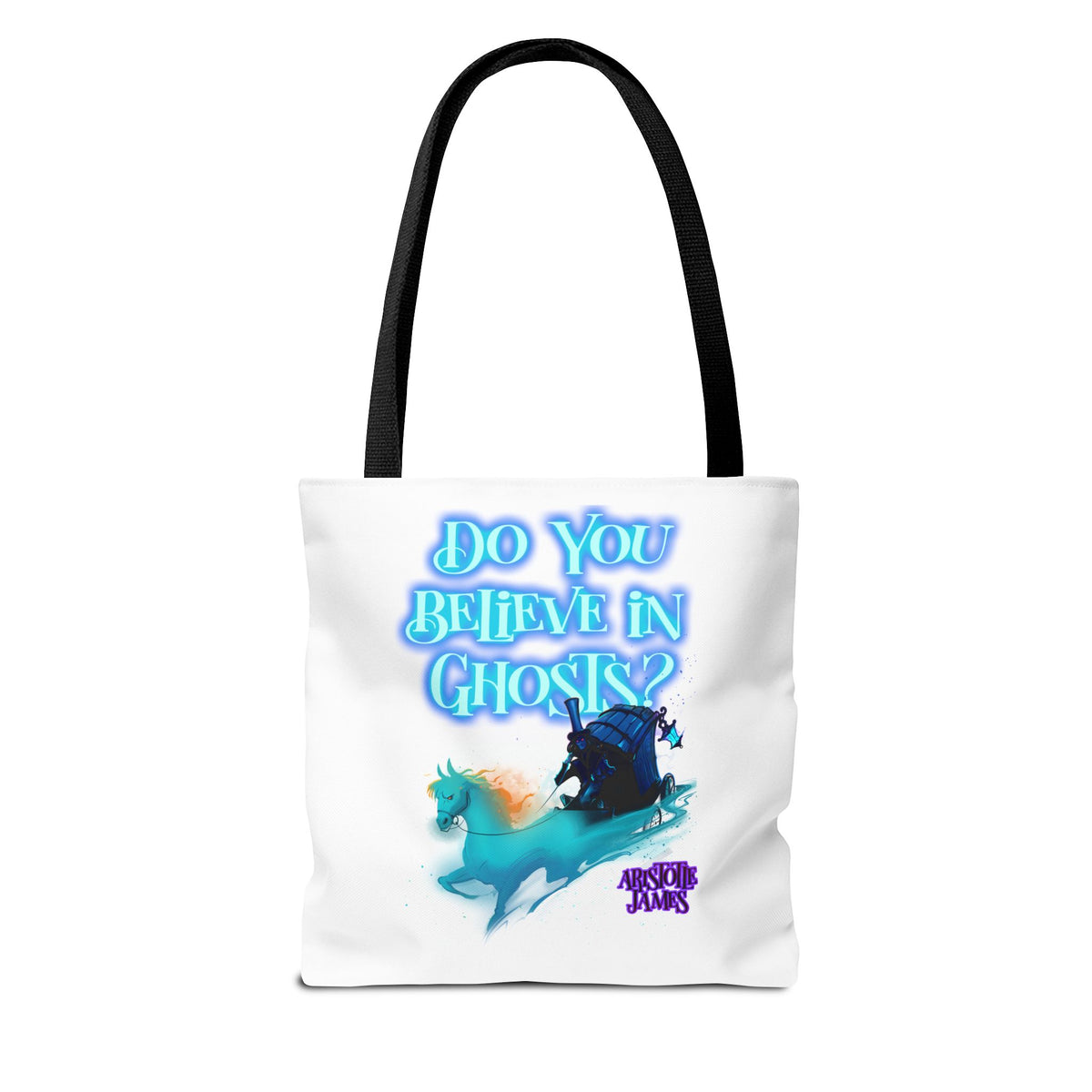 Do You Believe in Ghosts? Tote Bag, Spooky Fantasy Ghost Tote