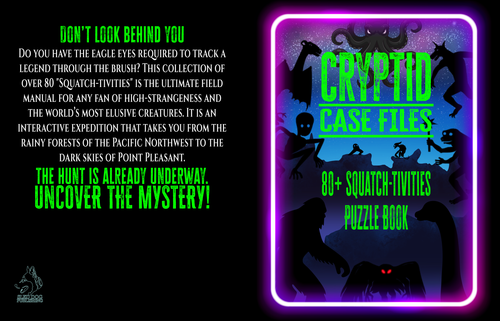 Cryptid Case Files Puzzle Book: 80+ Squatch-tivities Puzzle Book (Sled Dog Puzzles & Activities)