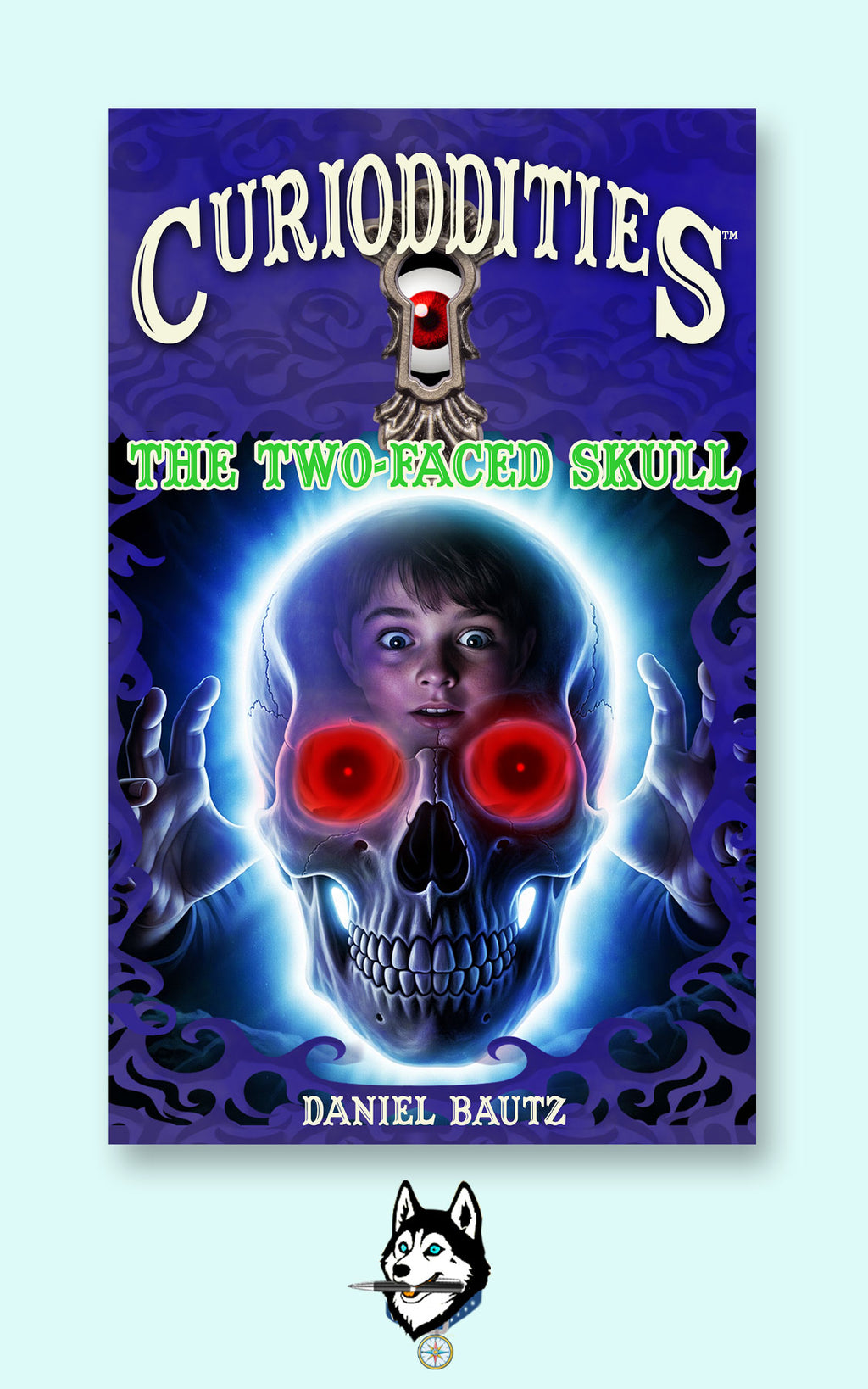 The Two-Faced Skull, Curioddities Book 1 by Daniel Bautz, Signed Paperback