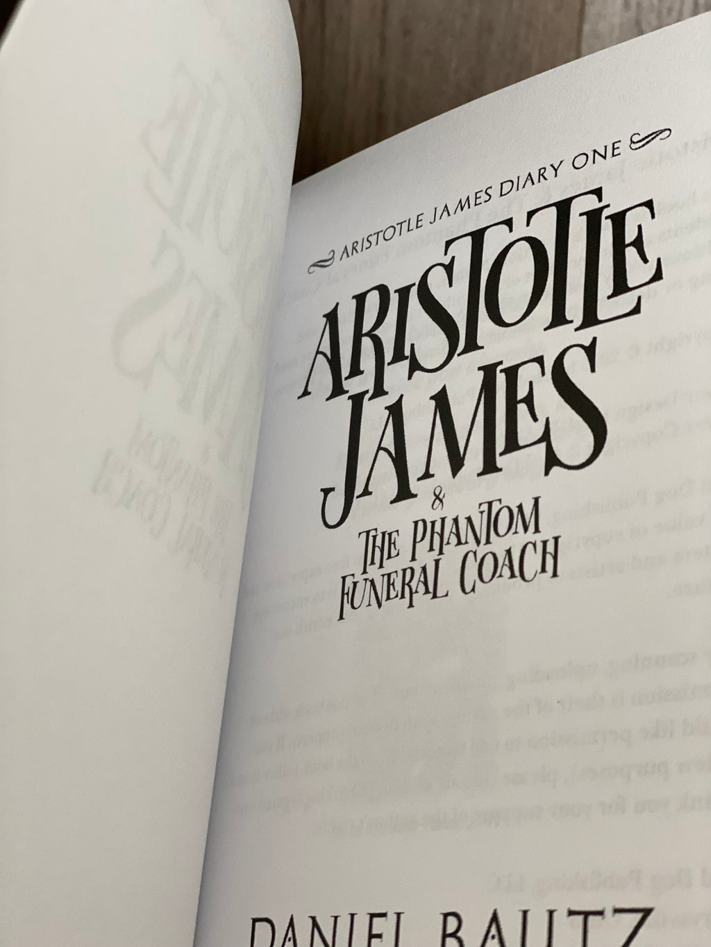 Aristotle James and the Phantom Funeral Coach (Signed)
