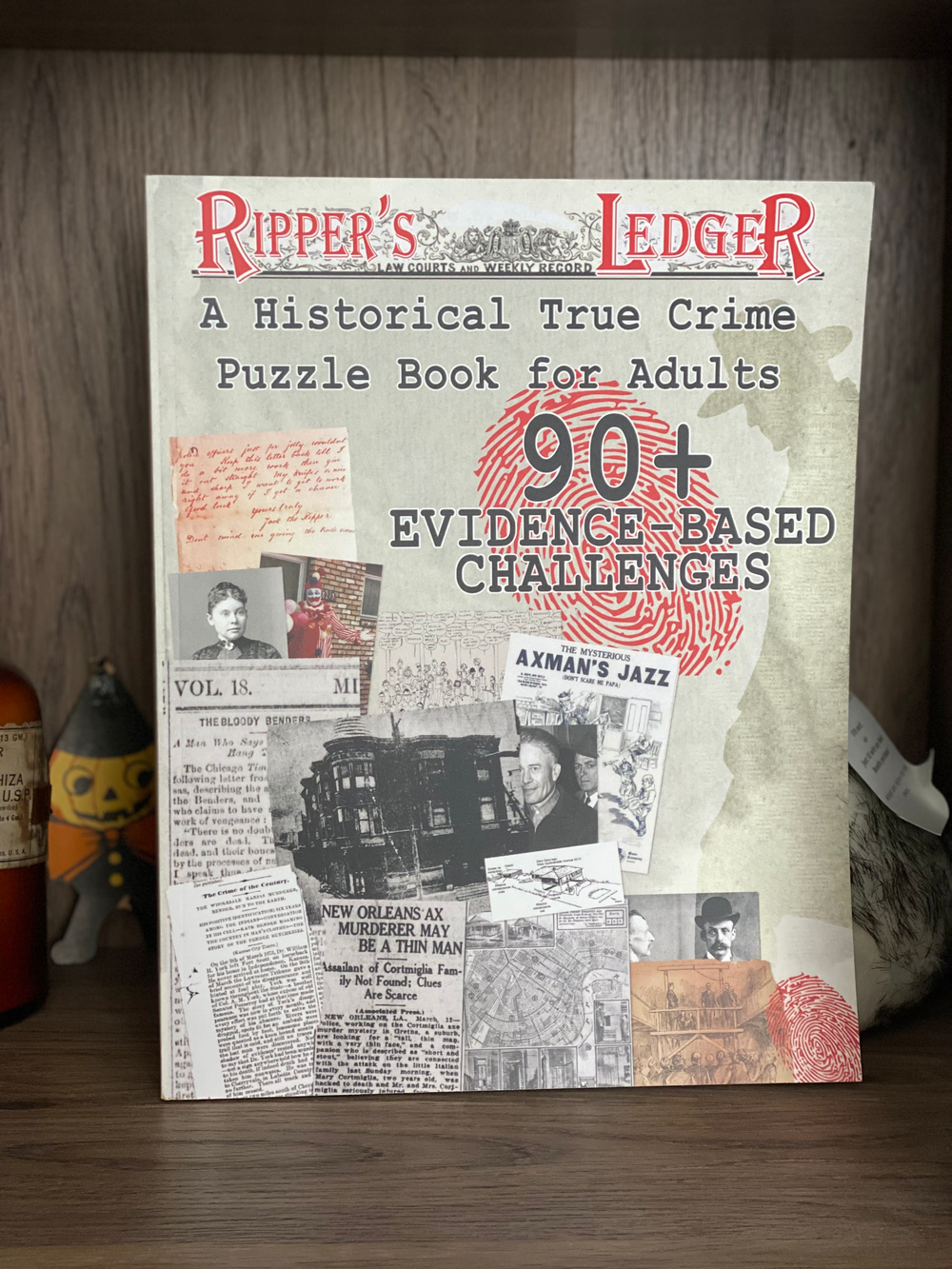 Ripper's Ledger puzzle book front cover