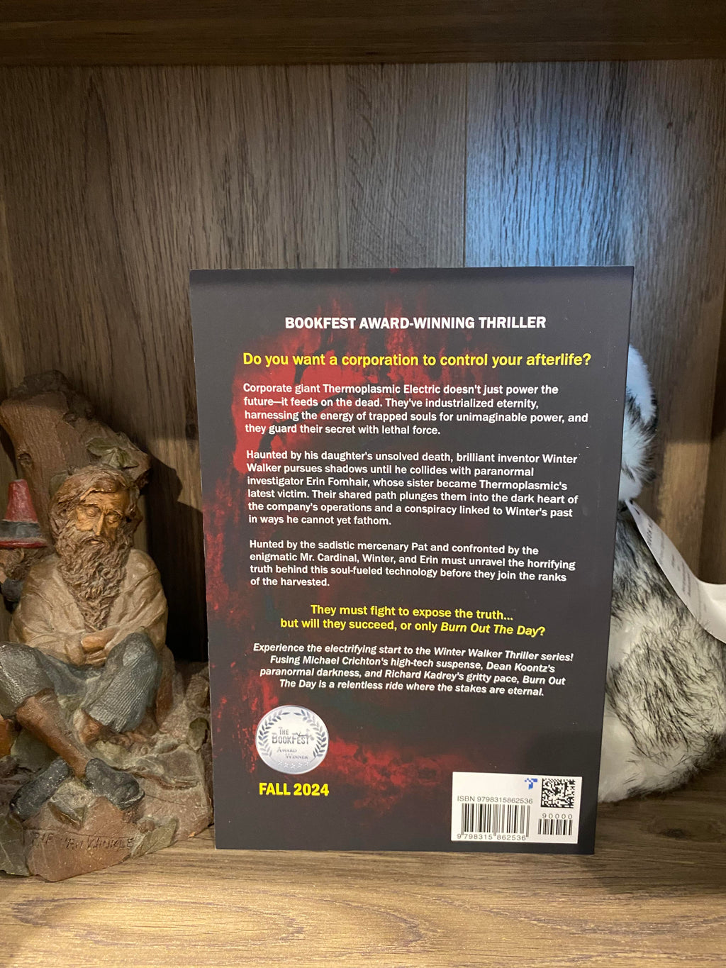 Burn Out The Day, Winter Walker Book 1 by Daniel Bautz, Signed Paperback