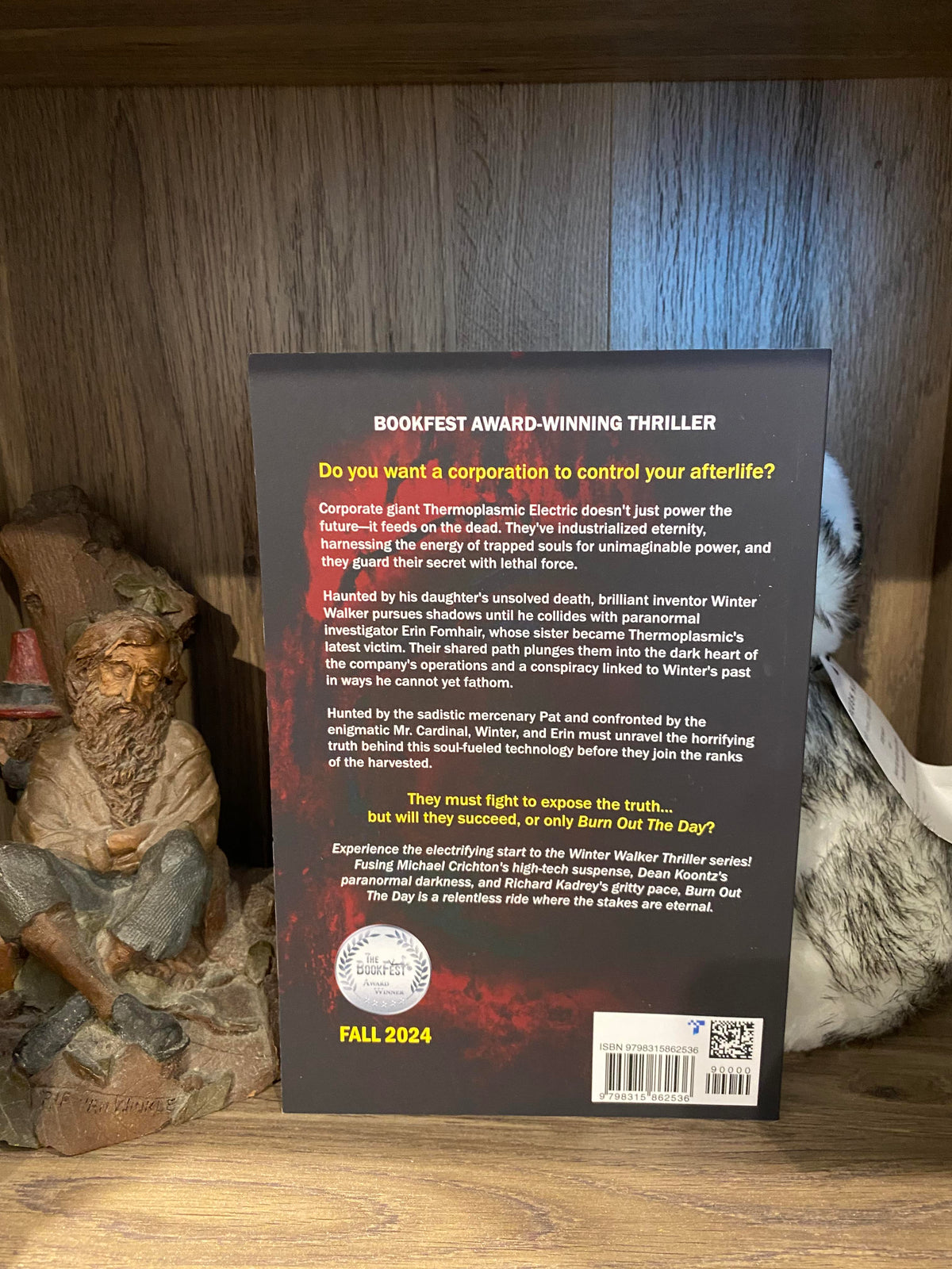 Burn Out The Day, Winter Walker Book 1 by Daniel Bautz, Signed Paperback
