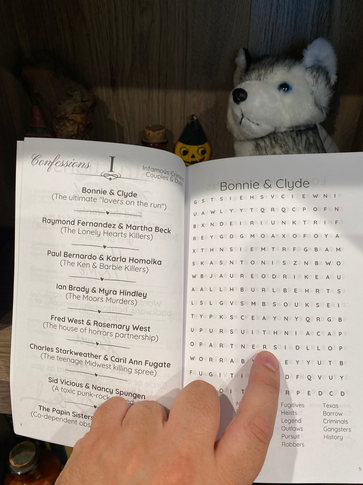 Love Is Murder Word Search Puzzles, True Crime and Mystery