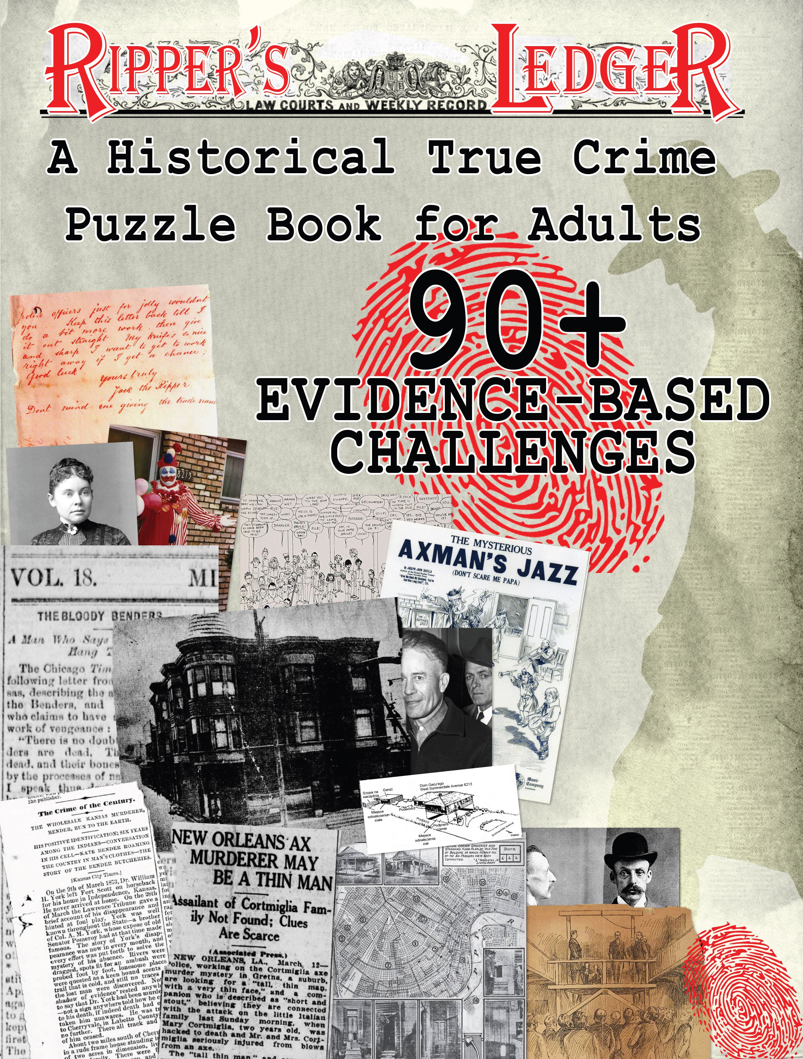 Ripper's Ledger: A Historical True Crime Puzzle Book for Adults