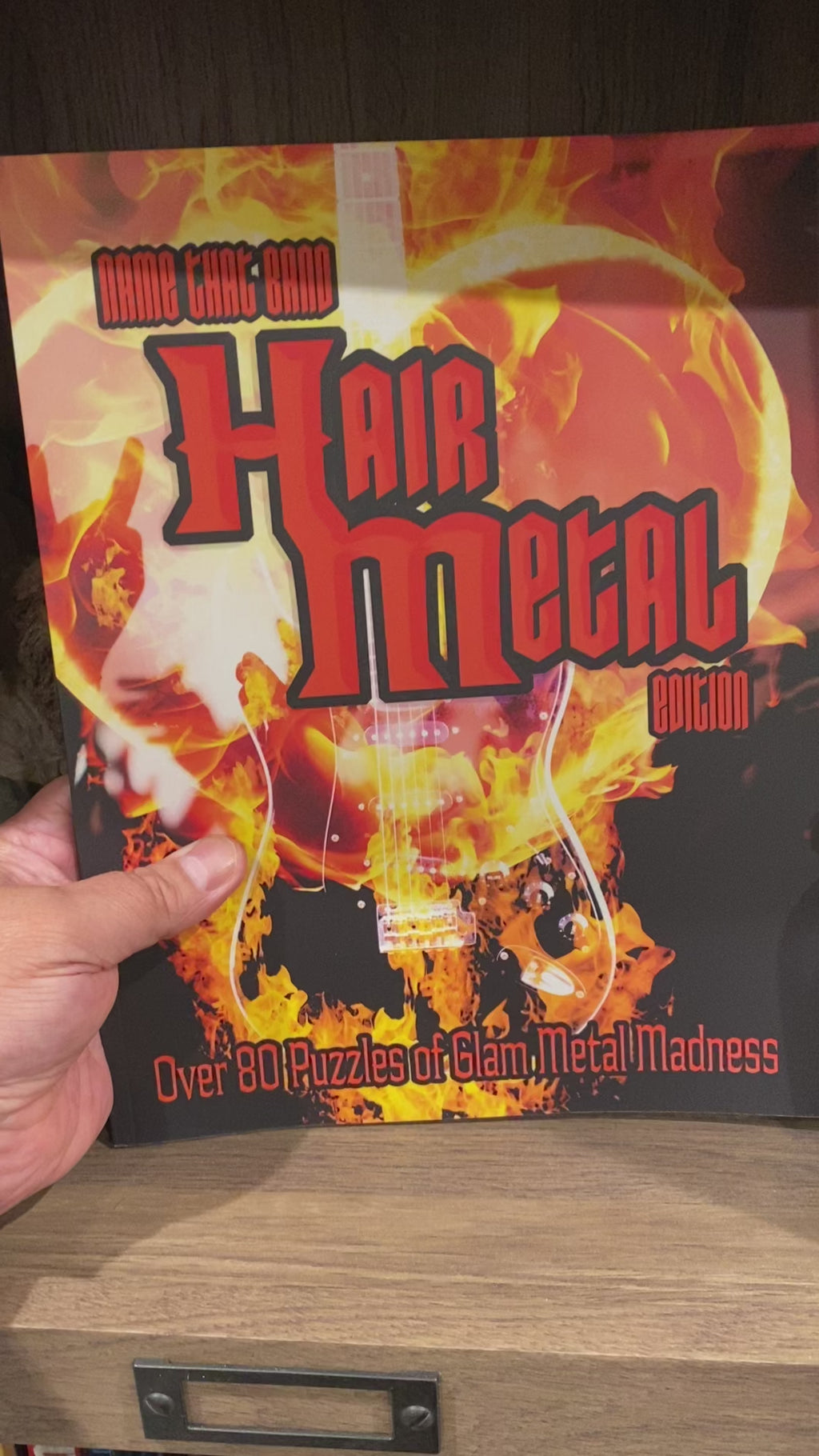 Hair Metal Puzzle Book – Name That Band: Hair Metal Edition by Mr. S. Husky – Paperback
